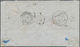 Br Chile: 1876. Envelope Addressed To France Bearing Chile Yvert 13, 5c Orange/red (2) Tied By Cork Cachet With Adjacent - Chile