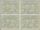 GA Lettland - Ganzsachen: Design "Madrid" 1920 International Reply Coupon As Block Of Four 50 Santimi Latvija. Ba - Lettonie