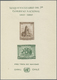 (*) Chile: 1960 - 1961, 150 Jahre Erste Nationale Regierung: 2 Werte Ungezähnt Im Gedenkblatt Auf Ungummierten Papier Oh - Chile