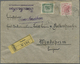 Br Liechtenstein - Vor- Und Mitläufer: 1907: Charge-Brief Von Vaduz An Die Baronin Von Falkenhausen In Windsheim/ - ...-1912 Préphilatélie