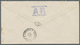 Br Costa Rica: 1897. Registered, Advice Of Receipt Envelope Addressed To 'Captain Bass, Agent P.S.N.C., Panama' Bearing  - Costa Rica