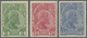 ** Liechtenstein: 1915, Freimarken 5 H. Bis 25 H. Ultramarin, Normales Papier, Postfrisch Luxussatz, (S.B.K. Sfr - Covers & Documents