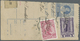 Brrst Liechtenstein: 1914, 10 H. Fürst Gestr. Papier In MiF Mit Österreich 1 Kr. Kaiser Auf Paketkarten-Abschnitt Mi - Lettres & Documents