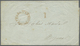 Br Cuba: 1842 (ca): Wrapper Nach Bejucal, Double Circle Post Mark "FERRO-CARRIL/HABANA", Tax Mark "1" (Real) Alongside,  - Other & Unclassified