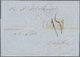 Br Cuba: 1856. Stampless Envelope (folds) Written From Habana Dated '10th Jan 56' Addressed To France Cancelled By Briti - Other & Unclassified