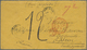 Br Cuba: 1873. Stampless Envelope Addressed To France Cancelled By Havana/Paid Date Stamp 'Jy 9th' Charged '7d' In Red C - Other & Unclassified