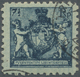 O Liechtenstein: 1921, 7 1/2 Rp Blau Weit Gezähnt Sauber Entwertet Triesenberg, Echt Und Einwandfrei, Fotoattest - Lettres & Documents
