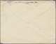 Br Curacao: 1941. Roughly Opend Air Mail Envelope Addressed To England Bearing Yvert 121, 5c Orange (strip Of Three) Tie - Curacao, Netherlands Antilles, Aruba