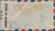 Br Curacao: 1944. Air Mail Envelope Written From Saba To Barbados Bearing Curacao Air Mail 30c Red/blue Tied By Xpeen Da - Curacao, Netherlands Antilles, Aruba