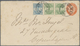 GA Dänisch-Westindien: 1901, Envelope 3 Oe. Uprated 1 Oe. Green Pair, 5 Oe. Canc. "ST. THOMAS 26 2 1901" To Denmark W. A - Denmark (West Indies)