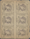 O Diego Suarez: 1890 Ca., Sheet Of Six Fiscal Stamps. Four With The Value Of 5 Centimes And Two Of 50 Centimes. All Of T - Other & Unclassified