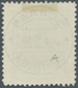 O Liechtenstein: 1930, Freimarke 1,20 Fr Schwarzockerbraun 'Schloss Vaduz', Gezähnt L 10½, Genau Mittig Mit Glas - Lettres & Documents