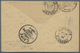 GA Elfenbeinküste: 1898. Postal Stationery Envelope 5c Green (flap Missing) Cancelled By Jacqueville/Cote D 'Ivoire Date - Ivory Coast (1960-...)