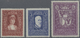 ** Liechtenstein: 1933, Freimarken Fürstin Elsa, Fürst Franz I Und Landeswappen, 3 Werte Tadellos Postfrisch, M€ - Lettres & Documents