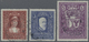 O Liechtenstein: 1933/35, 2 Fr. - 5 Fr., Fürstin, Fürst & Wappen Sauber Gest. ''VADUZ'', Attraktiver, Tadellos E - Lettres & Documents