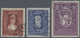 O Liechtenstein: 1933/35, 2 Fr. - 5 Fr., Fürstin, Fürst & Wappen Sauber Gestempelter, Attraktiver Und Tadellos E - Lettres & Documents