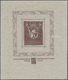 * Liechtenstein: 1934, Landesausstellung-Blockausgabe Ungebraucht (3 Falzreste Im Blockrand) Und Einwandfrei, M€ - Lettres & Documents