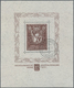 O Liechtenstein: 1934, 5 Fr. Rotbraun Landesausstellungs-Block Mit Ausstellungs-Sonderstempel VADUZ 3.X.34”, In - Lettres & Documents