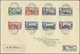 Br Falklandinseln: 1944, Definitives From 1/2 To 4 D Or Registered Cover To Argentina. The Post Office In PORT STANLEY S - Falkland Islands