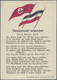 Ansichtskarten: Propaganda: 1930/1943, "Tag Der Nationalen Erhebung",  "Deutschland Erwache!" (Horst - Partiti Politici & Elezioni
