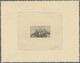 (*) Fezzan: 1946, 2fr. Fort De Sebha, Epreuve D'artiste In Black On Cream Paper, With Signature Cortot. Maury 24 - Covers & Documents