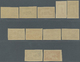 ** Fezzan: 1949, Definitives Pictorials/Officers, 1fr. To 50fr., Complete Set Of Eleven Values IMPERFORATE, Unmounted Mi - Covers & Documents