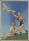 Ansichtskarten: Propaganda: 1933 (ca). Farbkarte "Deutscher Luftsport-Verband / Werde Mitglied!" Mit - Partis Politiques & élections