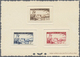 (*) Fezzan: 1951, Definitives "Agriculture", Complete Set, Four Epreuve Collective (one Piece Slightly Creased). Maury 5 - Covers & Documents
