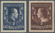 ** Liechtenstein: 1951, Fürstenpaar, Feinere Zähnung, Tadellos Postfrisch. (Mi. 1400,-) - Lettres & Documents