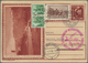 Liechtenstein - Ganzsachen: 1936, 20 Rp. Bildpost GSK Bild Bendern ( 2 Kl. Einrisse Oben) Mit ZuF Und Olympiaf - Stamped Stationery