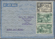 Br Fiji-Inseln: 1944. Fiji Air Mail Letter Card (vertical Fold) Addressed To Australia Bearing Fiji SG 249, ½d Green (pa - Fiji (...-1970)