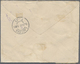 Br Fiji-Inseln: 1947. Air Mail Envelope (stains) Addressed To Victoria, Australia Bearing SG 250, 1d Brown And Blue (2), - Fiji (...-1970)