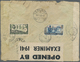 Br Französisch-Äquatorialafrika: 1941. Roughly Opend, Soiled Air Mail Envelope Addressed To Switzerland Bearing A.E.F. Y - Covers & Documents