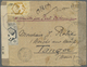 Br Französisch-Äquatorialafrika: 1943. Air Mail Envelope Addressed To Tanger, Morocco Bearing Afrique Equatoriale Franca - Covers & Documents