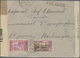 Br Französisch-Guinea: 1944. Air Mail Envelope Addressed To Martinique Bearing Guyane Francaise Yvert 129, 3f Lilac And  - Other & Unclassified