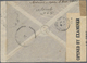 Br Französisch-Guinea: 1944. Air Mail Envelope Addressed To Martinique Bearing Guyane Francaise Yvert 129, 3f Lilac And  - Other & Unclassified