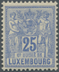 ** Luxemburg: 1882: 25 Centimes Allegorie, Blau/ultramarin, Gez. 12½, In Tadelloser Postfrischer Erhaltung (Mi€ C - Autres & Non Classés