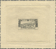 (*) Französisch-Guyana: 1942, Airmails 50c. "Cayenne/Biplane", Epreuve D'artiste In Black With Blank Value Field. Maury  - Covers & Documents