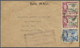 Br Gambia: 1941. Air Mail Envelope Addressed To England Bearing SG 154, 3d Light Blue And SG 155, Olive And Purple (2) T - Gambia (1965-...)