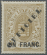 ** Luxemburg - Dienstmarken: 1875, Dienstmarke "UN FRANC," Auf 37 1/2 C. Mit Aufdruck "OFFICIEL" In Schmaler Type - Service