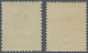 ** Luxemburg - Dienstmarken: 1884, 25 C Blau Und 30 C Lilarot Wappen Mit Aufdruck "S. P.", In Schmaler Type I In - Officials