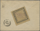 Br Luxemburg - Dienstmarken: 1926, 3 Fr Dark Blue With Diagonal Red Ovp "Officiel", Single Franking On Registered - Service