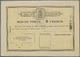 GA Luxemburg - Besonderheiten: 1890 Ca. Komplette Ungebrauchte Serie Von Postauszahlungsscheinen „bon De Poste” V - Autres & Non Classés