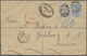 GA Goldküste: 1897. Registered Postal Stationery Envelope 2d Blue (toning, Creases) Upgraded With SG 14, 2½d Btue And Or - Gold Coast (...-1957)