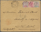 Br Goldküste: 1898. Envelope (small Tears At Top, Not Affecting The Adhesives) Addressed To Switzerland Bearing SG 12, 1 - Côte D'Or (...-1957)