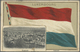 Br Luxemburg - Besonderheiten: 1919, Ppc Showing Flag Of Luxemburg And A Small Picture Of Diekirch Sent As "Soldi - Other & Unclassified