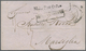 Br Malta - Vorphilatelie: 1837, "Malta Post Office" (Type 1b), Brief (waagerechter Mittelbug) Nach Marseille, Lau - Malta