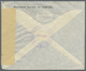 Br Goldküste: 1941. Air Mail Envelope Written Front The 'Accra Perfumery Co' With Violet Cachet Addressed To Belgium Bea - Gold Coast (...-1957)