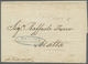 Br Malta - Vorphilatelie: 1838, Brief (leicht Fleckig) Von Messina Nach Malta Mit Seltenem Porto-Stempel "22 Marc - Malte