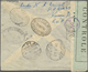 Br Goldküste: 1942. Registered Air Mail Envelope Addressed To Beyrouth, Lebanon Bearing Gold Coast SG 123, 2d Grey, SG 1 - Gold Coast (...-1957)